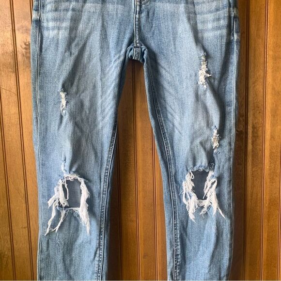 Pistola Distressed Skinny Ankle Zipper Jeans - Women Size 27 - Picture 3 of 11